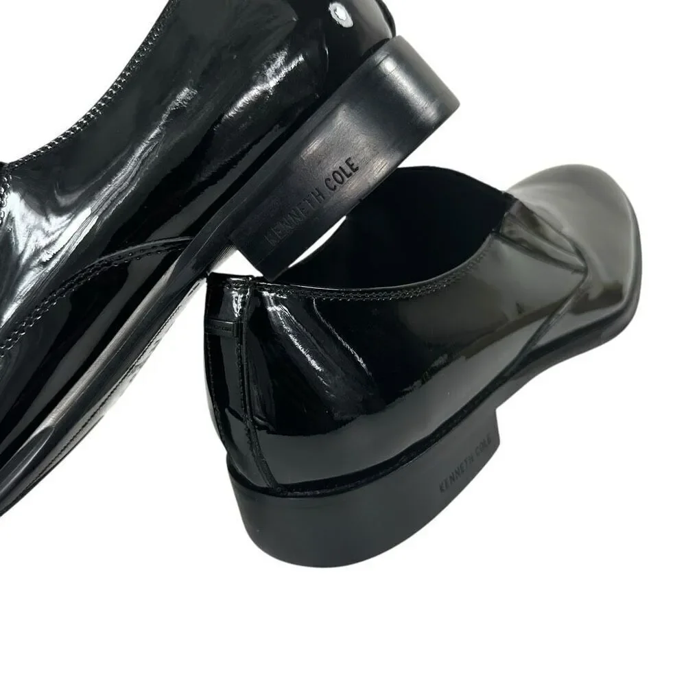 Kenneth Cole Tully Patent Leather Slip-on Loafers NWOT Men’s Size 12M